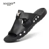 MAEDEF Schuhe für Herren, Sommer-Hausschuhe, Herrenschuhe, Slides, lässige Sandale, leichte,