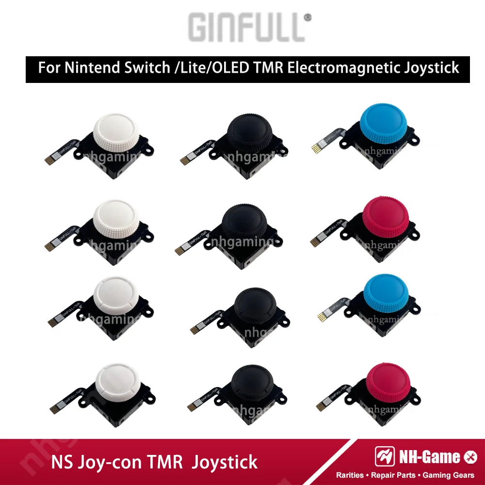 2/4 stücke TMR Elektromagnetische Joystick Für Nintend Schalter/Lite/OLED Joy controller con 3D Analog Stick Sensor Modul Image