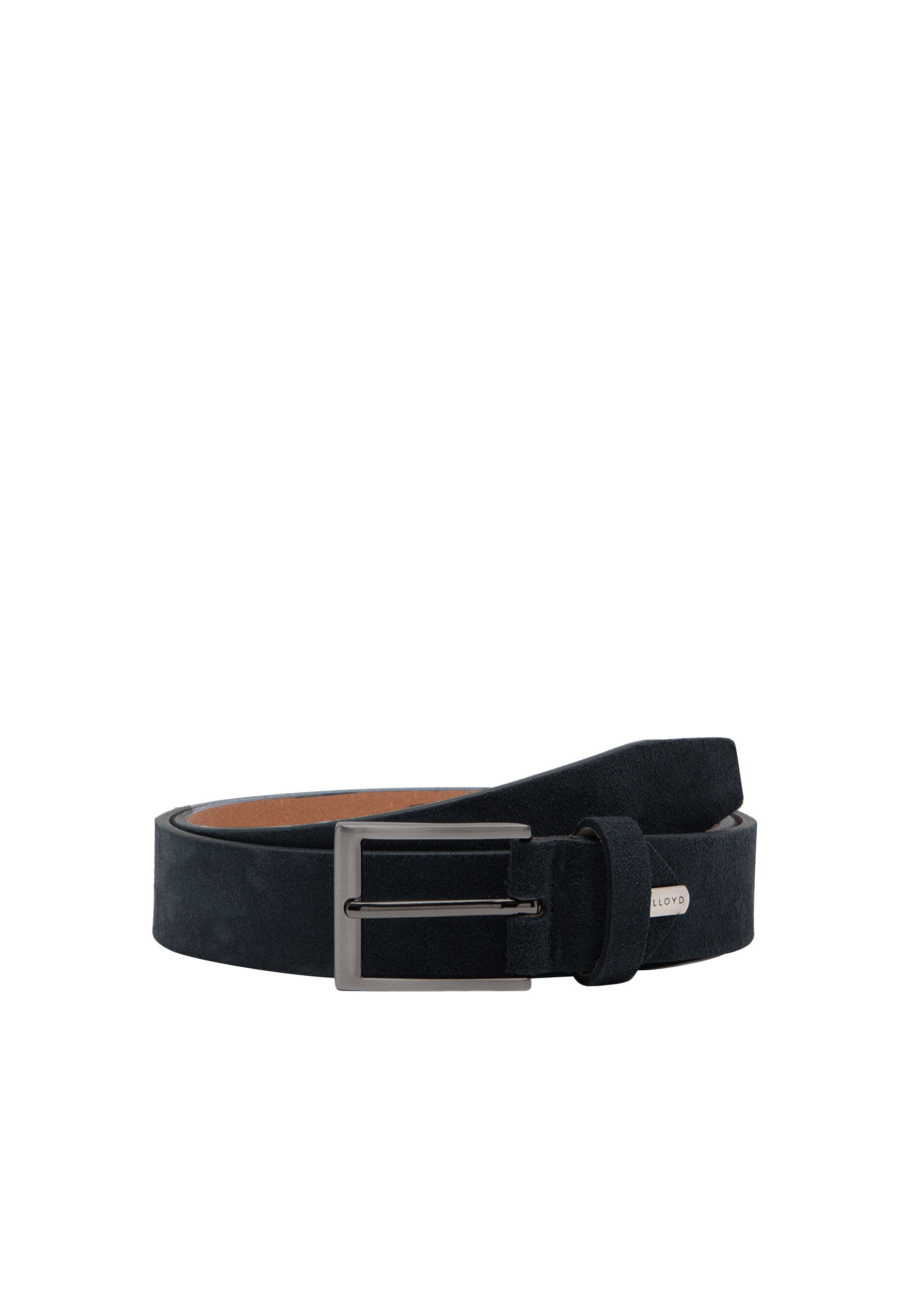 Ledergürtel LLOYD MEN’S BELTS "Lloyd Belts Herrengürtel 0241", Herren, Gr. 100, blau (marine), Rindsleder, Gürtel Ledergürtel Image