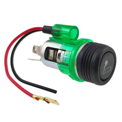 12V 120W Car Cigarette Lighter Socket Female Socket Modification Cigarette Lighter Assembly With Image
