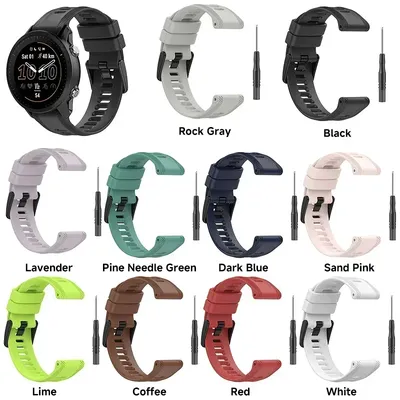 Sport Silikon armband für Garmin Vorläufer 965 955 Solar 945 935 745 Armband Uhren armband 22mm Ersatz Armband Armband