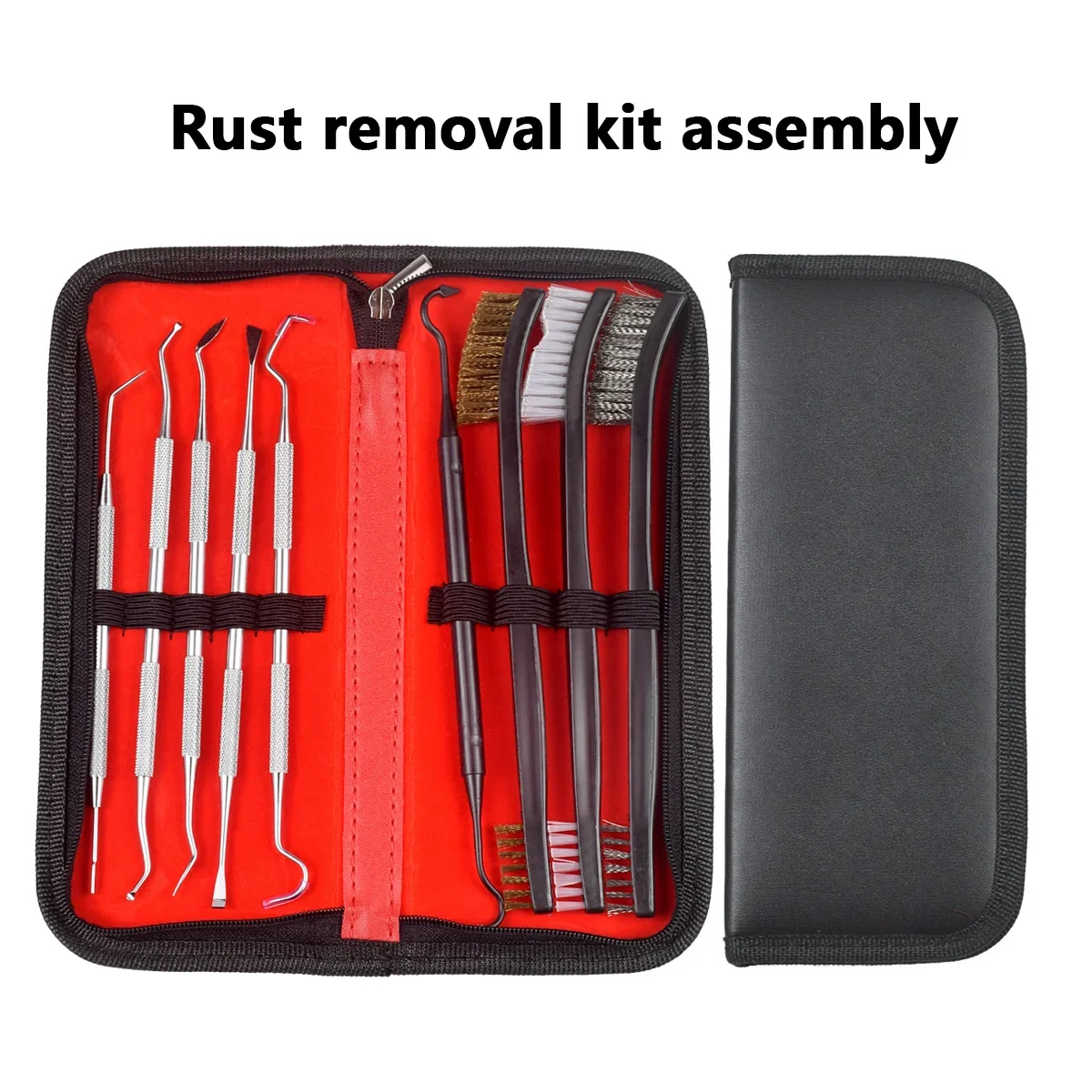 Kit di Pulizia per Armi in Offerta, Set da 9 Pezzi, Kit Universale per la Pulizia delle Armi, Set di Spazzole per la Pulizia delle Armi, Accessori per la Caccia
