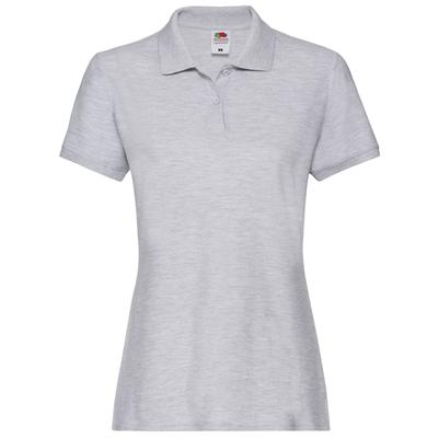 Fruit of the Loom - "Premium" Poloshirt für Damen (Grau meliert) Image