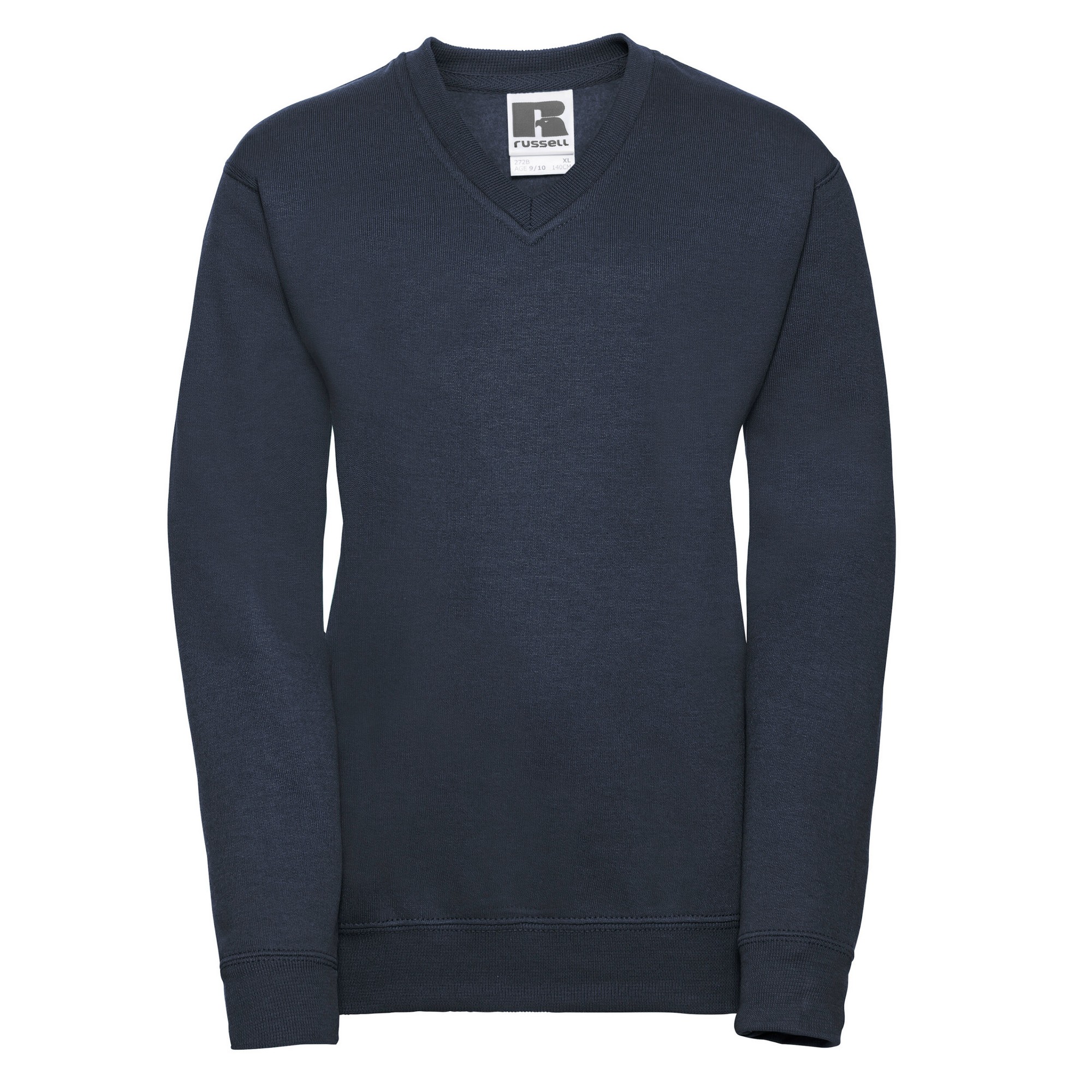 Russell Collection - Sweatshirt V-Ausschnitt für Kinder (Dunkelblau) Image