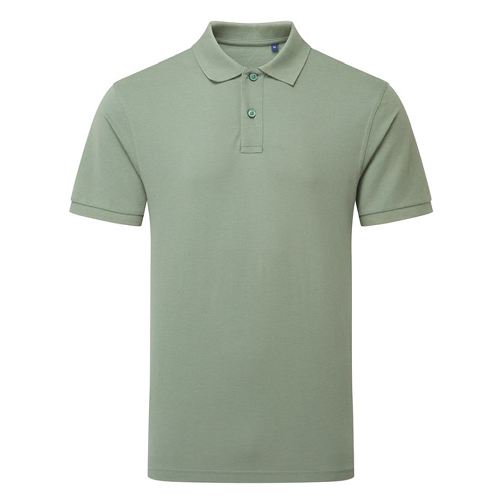 Asquith & Fox Herren Polo-Shirt, Kurzarm (Farngrün) Image