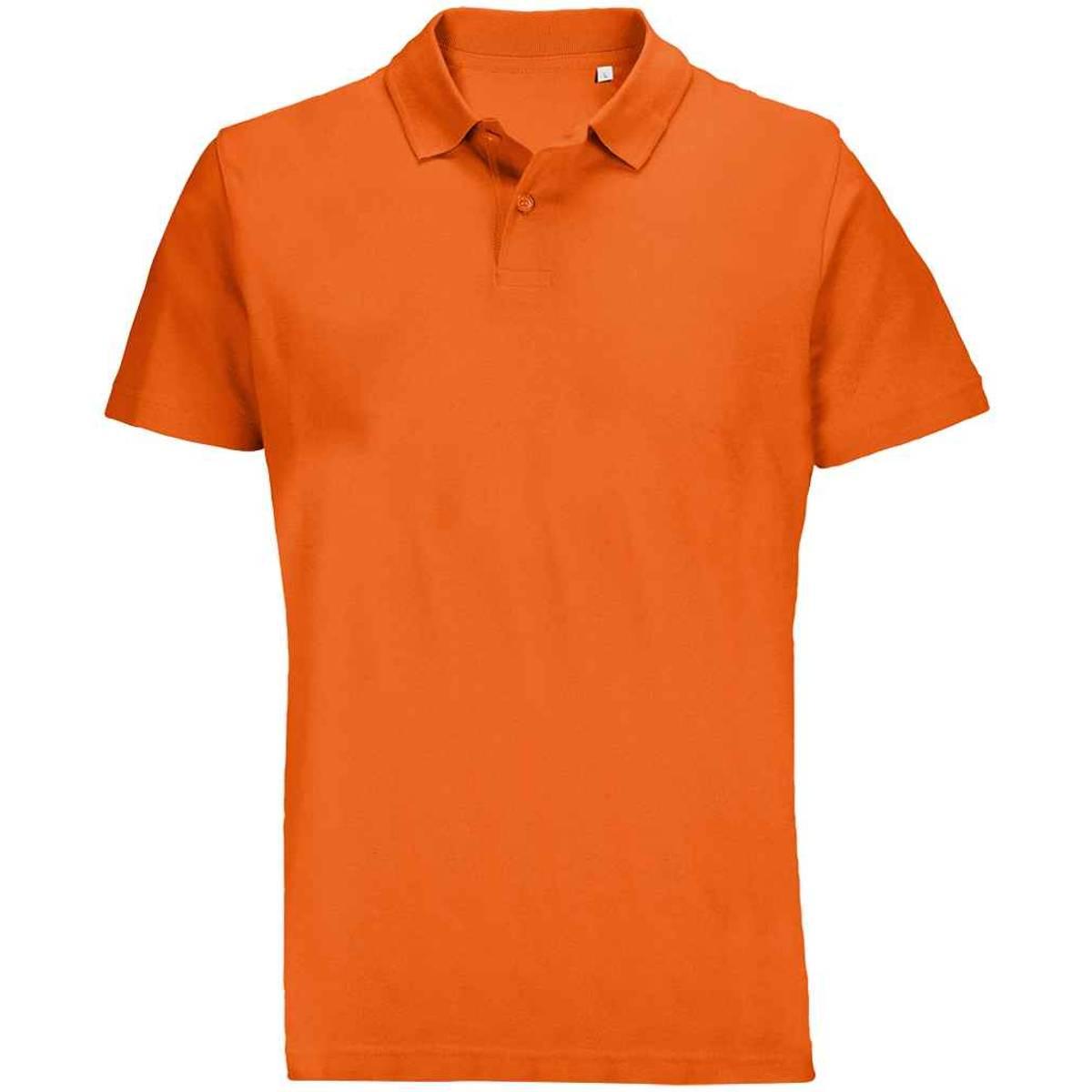SOLS Unisex-Erwachsene Pulse Pique Poloshirt (Orange) Image