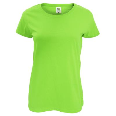 Fruit of the Loom - T-Shirt für Damen kurzärmlig (Limette) Image