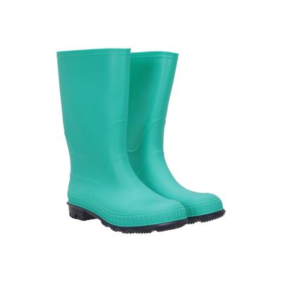 Mountain Warehouse Childrens/Kids Plain Wellington Stiefel (Dark Teal) Image
