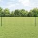 Vidaxl - Recinzione Euro con 11 Pali Verde 0,6x25 m Acciaio