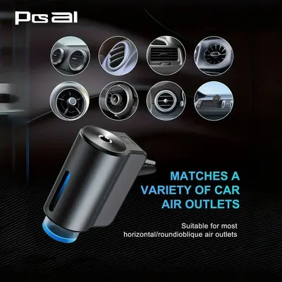 Smart car aroma diffuser, automatically turned on when the car starts, three-color three-speed aroma