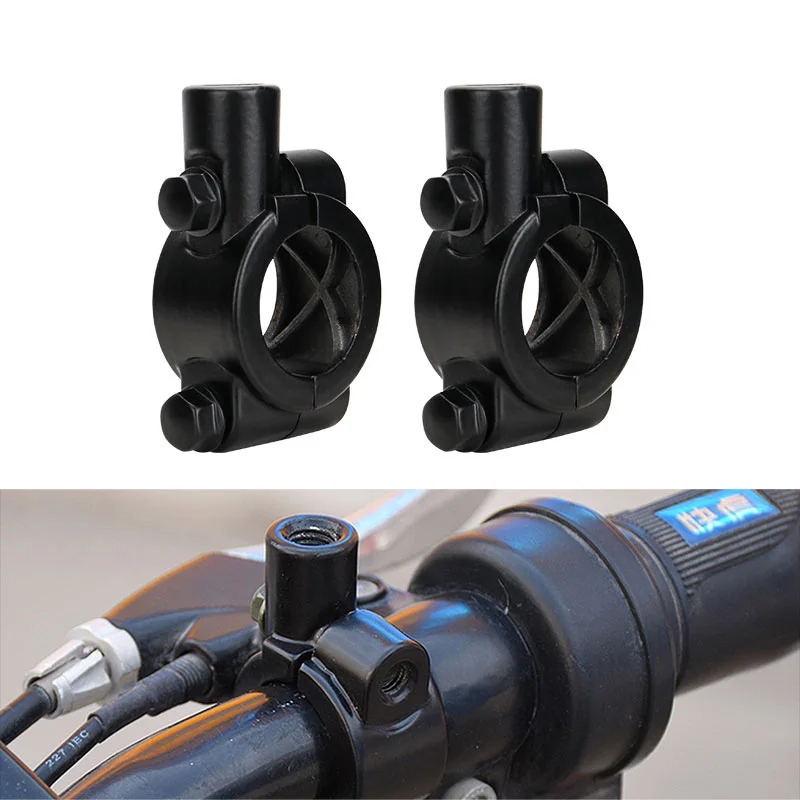 Staffa di montaggio per specchietto retrovisore moto 8mm 10mm Staffa per manubrio di fermo adattatore per supporto specchietto retrovisore modificato per moto