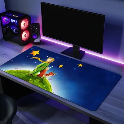 Mousepads P-Prince Le Mat Non-slip Cartoon Lockedge Office Student Gaming Thickened Petit Large