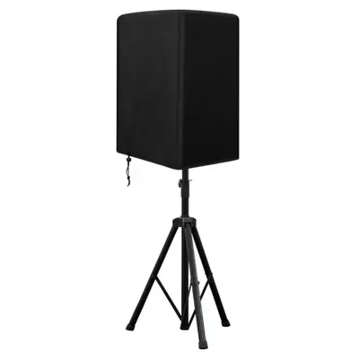 Waterproof Polyester PA/DJ Speaker Stand Covers UV Protection Dustproof Outdoor Cover for 15 Inch