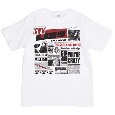 Guns N Roses Guns Rock Band Slash American Street Hip Hop Vintage Men's and Women's Summer Street