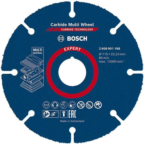BOSCH Trennscheibe »EXPERT Carbide Multi Wheel« 11.5 cm braun Image