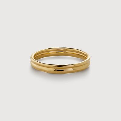 Gold Siren Muse Stacked Ring