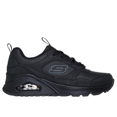Skechers Boy's UNO Gen1 - Class Edge Sneaker | Size 13.5 | Black | Synthetic/Textile