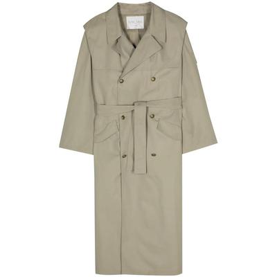 Belted Double-Breasted Coat - Natural - Forte Forte Coats