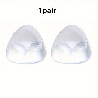 TEMU 1 Pair Silicone Bra Pads, Invisible Push-up Enhancers, Comfortable Lift Support, Waterproof, Reusable, For Bras And Swimwear, Hand Washable, 100% Silicone, No Print, Opaque, Image