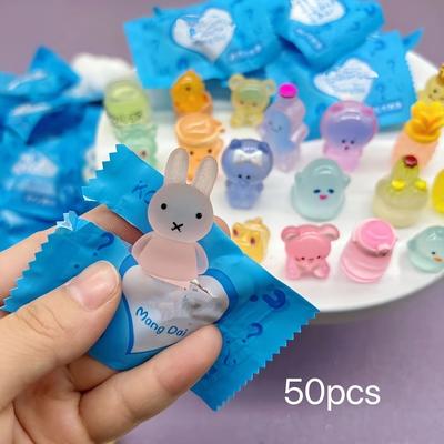 TEMU 25-50pcs -the-dark Blind Bag Small Animals Ornaments | Cute Mini Figurines | Resin Animal Gifts Image
