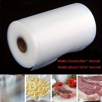 TEMU Kitchen Food Vacuum Bag Storage Bag, Used For Vacuum Food Sealing Bag To Keep 6.69/7.87in*196.85in Image
