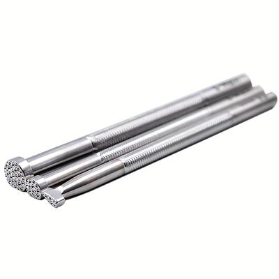 TEMU 3pcs Steel Leathercraft Stamping Tool Set - Special Shape Stamp Punch For Handmade Art, Carving & Embossing Image