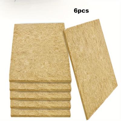 TEMU 3/6pcs Natural Hemp Chicken Nesting Mat - Reusable, Absorbent Egg-laying Pad For Indoor/outdoor Pet Gardens, 25x25cm, Pet |natural Material|reusable Mat, Chicken Coop Accessories Image