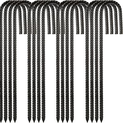 TEMU 16-pack Rust-proof Iron Stakes, 12-inch Tent Stakes With Chisel Point, Heavy Duty Ground Anchors For Camping And Outdoor Use Image
