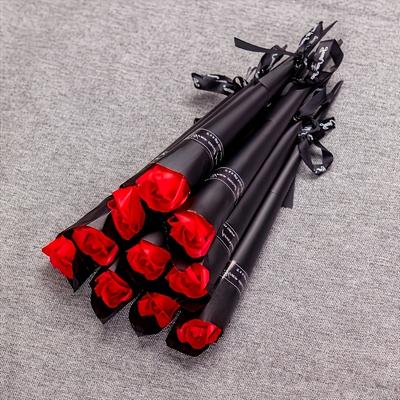 TEMU 10pcs Romantic Rose Bouquet - Valentine's, Day, Weddings - Unique Party Favors & Gifts Wall Pediments Image