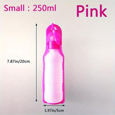 TEMU Portable Pet , 550ml - , Plastic, For , , Car Rides, Drinking Accessories Image
