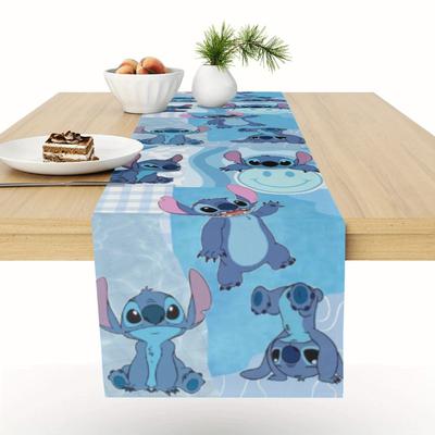 TEMU [] 1pc, 13x72in Stitch Table Runner, Dining Table Decoration For Home Party Decor, Rectangle Table Mats Home Decor 0304ylx (61) Image