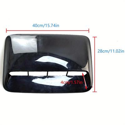 TEMU Universal Engine Hood, Engine Hood, Engine Hood Ventilation , Engine Hood Air Intake Decorative Cover Image
