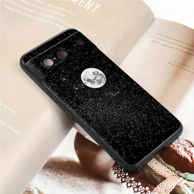 TEMU Moon Popular Pattern Frosted Anti-fall Mobile Phone Case Suitable For Google8pro/8/7pro/7a/7/6pro/6a/6/5a 5g Image