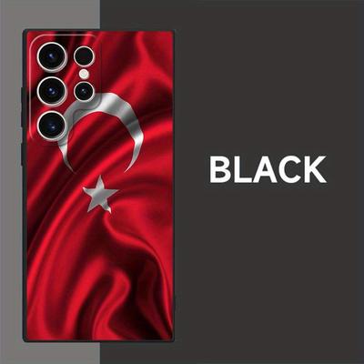 TEMU Turkish Flag Case For Galaxy S10 S25 S20 S21 S23+ S20 Fe S22+ S23 Ultra S24 Plus Note 10 S9+ 8 5g Core Soft Phone Cover Shell Image