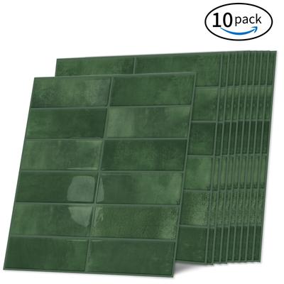 "TEMU 10pcs Dewoo Self-adhesive Stickers, 12"x12" - Waterproof Peel And Stick Backsplash Tiles With Glossy Finish For Kitchen & Bathroom, , Multi-surface, Space-themed Decor" Image