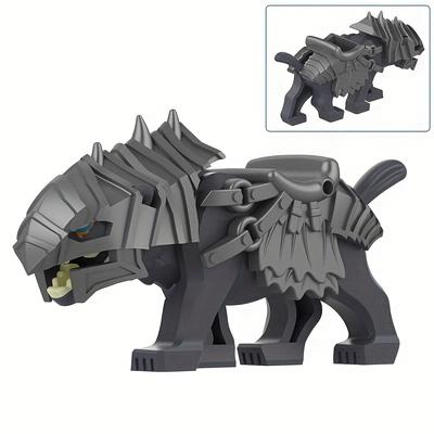 TEMU 1pc Creative Game Peripheral Figure Wolf Mount Desktop Ornament Image
