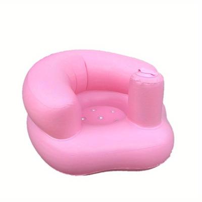 TEMU Inflatable ' Inflatable Small Sofa Replaces Bath Tub Portable Learning Stool Dining Chair 's Practice Artifact Image