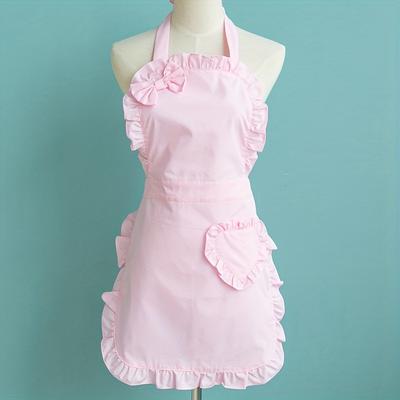 TEMU 1pc Apron, Cute Japanese Household Kitchen Fashion And Work Clothes Waistband Image
