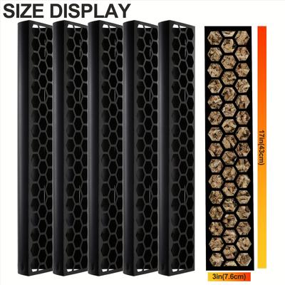 TEMU 6pcs 17 Inch Plastic Moss Poles For Climbing Plants - For Monstera And Other Indoor Plants, Stackable And Sturdy Plant Support Solution Image