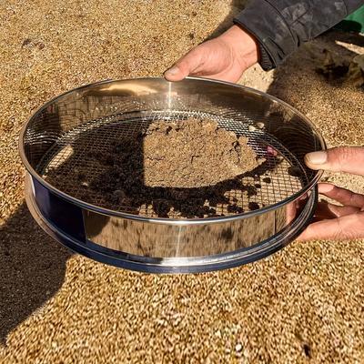 TEMU Stainless Steel Mesh Sieve 304 1/4 Inch 6mm Mesh - Suitable For Soil Screening Machines In Large Gardens, Can Improve Your Gardening Productivity, Silver Image