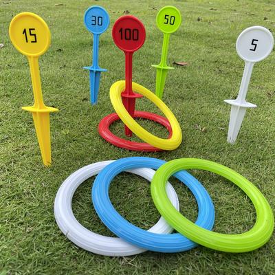TEMU 1 Set Of Outdoor Beach Sports Throwing Rings, Grass , Ring Throwing Games, Suitable For Happiness And Interactive Entertainment With , Image