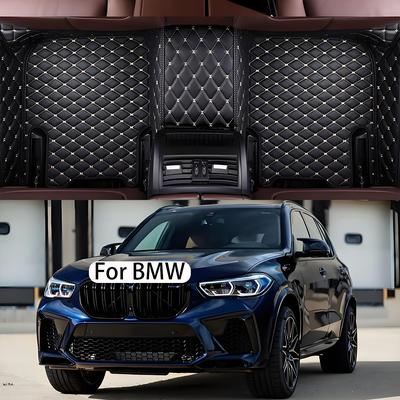 TEMU Left Drive For 1----series 5--series I3 M4 X1 X2 X3 Ix3 X4 X5 X6 Z4 Pu Leather 3 Layer Anti Slip Waterproof Easy To Clean Luxury Fully Covered Car Mats Image