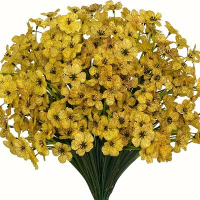 TEMU 10/20 Bundles Uv-resistant Artificial Violets - Fade-proof, Indoor & Outdoor Decor, Hanging Plants, Garden, Porch, Window Boxes, Home, Wedding, Farmhouse, Halloween & Christmas Decorations Image