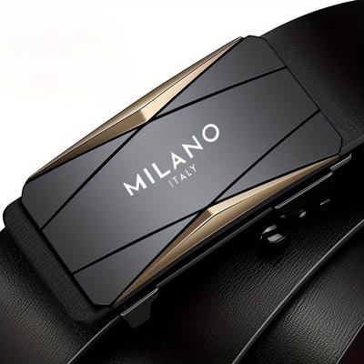 TEMU Pattern, Men's Belt, Gift For Dad And Husband, Fits All, Belt Suitable For Jeans Dress Pants Image
