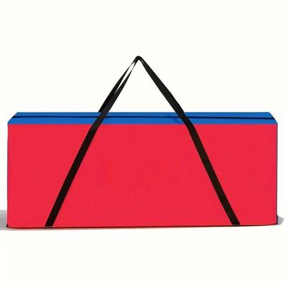 TEMU Jumbo 4-in-1 Game Set Storage Bag With Ergonomic Handles - Zipper, Portable & , Ideal For Family Outdoor Fun (game Set Not Included) Image