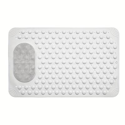 TEMU Home Bathroom Non-slip Mat, Shower Floor Pad, Toilet Anti-fall Mat, Bathtub Massage Cushion Image