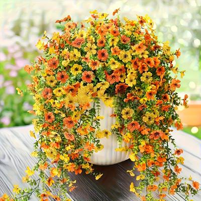 TEMU 2-in-1 Simulated Daisy Pendant - Interior And Exterior Decor For , Window Boxes And Farmhouse Style Home Touches Image