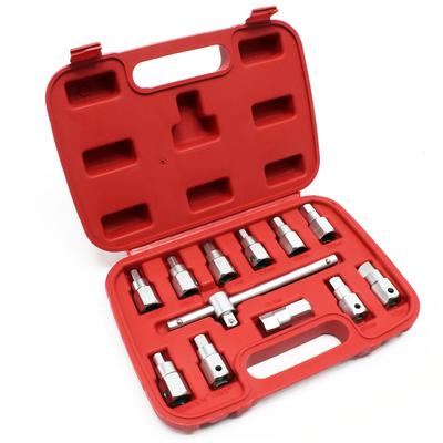TEMU Oil Pan Socket Wrench Set 12pcs Oil Pan Wrench Tool For Cars And Vehicles Image