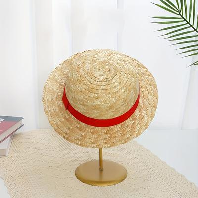 TEMU Party & Travel Straw Hat - Sun Protection, Golf For Cosplay, Family & Performances, Party Hat, Sun Hat, Golf Hat, Baseball Cap, Cosplay, Sun Protection Image