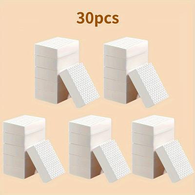 TEMU 30pcs High-density , Double-sided Cleaning Sponges For Kitchen, Bathroom, Shoes & Furniture - Natural Material, , & Versatile Cleaning Tools For Home Use Image